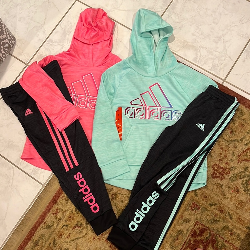 Adidas pants and sweaters set